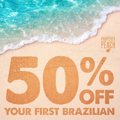 50% Brazilian Wax – New Clients - New clients enjoy 50% off Brazilian Wax. Expert Peachologists™ and smooth, comfortable results. Book today. 50% Brazilian Wax – New Clients - New clients enjoy 50% off Brazilian Wax. Expert Peachologists™ and smooth, comfortable results. Book today.