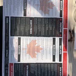 Down the Hatch - Menu