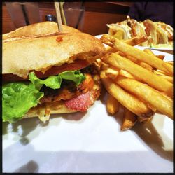 Boston Pizza - I hate to admit that I can't remember what kind of sandwich this was but my friend said it was great and took half home for lunch tomorrow!