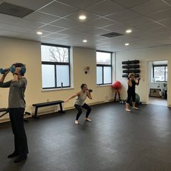Erin Svare Wellness - Other half of class in mid-circuit
