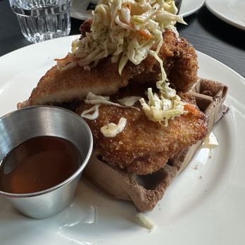 Barrel & Bacon - Ube Chicken and Waffles - Cocktail Bars Near Me - Seattle, Washington Barrel & Bacon - Ube Chicken and Waffles - Cocktail Bars Near Me - Seattle, Washington