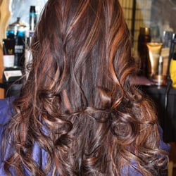 Sherry Miller's Salon - Back view. After her coloring's. We love the look...How about you? Tell us. Follow on Social media or email #SherryMillersSalon.com