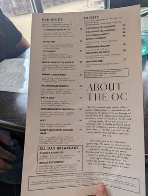 Menu photo 7 The OC Green Bay, WI Menu photo 7 The OC Green Bay, WI
