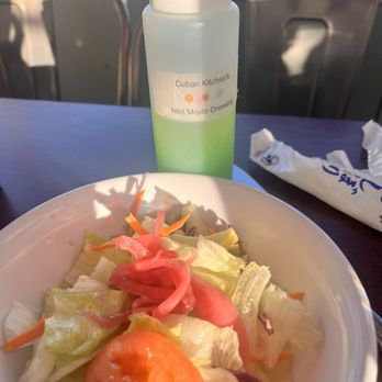 Cuban Kitchen - Salad with homemade mint mojito dressing - Cuban Near Me - San Mateo, California