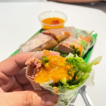 Nho Kitchen - Nem nuong (grilled pork spring rolls) - Coffee & Tea Near Me - Fresno, California Nho Kitchen - Nem nuong (grilled pork spring rolls) - Coffee & Tea Near Me - Fresno, California