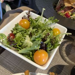 The side salad was pretty good! The side salad was pretty good!