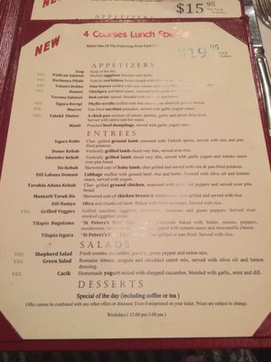 Menu photo 2 Turkish Kitchen New York, NY