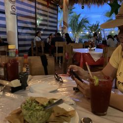 La Palapa - Guac & chips held us over until dinner arrived. It took 45 minutes to get food. It was a holiday though (January 1st).