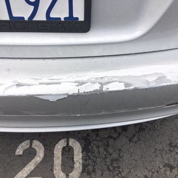 Fix My Bumper - That is with paint peeling and a dent. He was able to buff out the dent - Body Shops Near Me Fix My Bumper - That is with paint peeling and a dent. He was able to buff out the dent - Body Shops Near Me