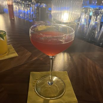 Middle 8 - Cranberry, lime, and soda water mocktail. - Cocktail Bars Near Me - Pleasanton, California