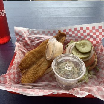 TC's Front Porch - Fried Gruper Sandwich - American Near Me - Navarre, Florida