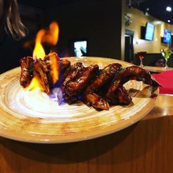 Culture Sports Bar - Flaming Hennessy Wings