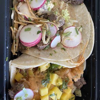 Calexico - Upper East Side - Steak taco and Baja fish taco - get the tasty Baja fish taco! - Salad Near Me - New York, New York Calexico - Upper East Side - Steak taco and Baja fish taco - get the tasty Baja fish taco! - Salad Near Me - New York, New York