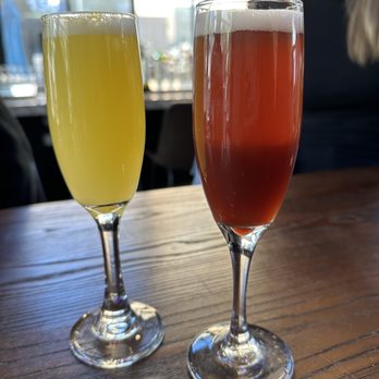 Taverna Costera - Bottomless mimosas (orange & pomegranate) - Asian Fusion Near Me - Las Vegas, Nevada