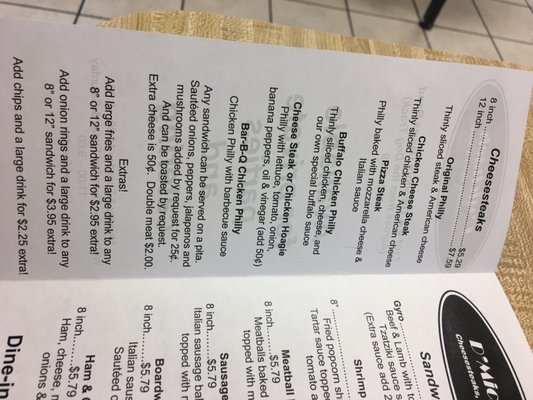 Menu photo 5 D'michaels Theodore, AL