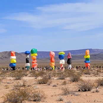 Seven Magic Mountains - We're here! - Public Art Near Me - Las Vegas, Nevada Seven Magic Mountains - We're here! - Public Art Near Me - Las Vegas, Nevada