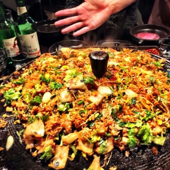 Honey Pig BBQ - Kimchi fried rice at the end of the meal - Korean Near Me - Irvine, California
