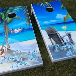 Coastal Tailgating - More custom created Cornhole Boards