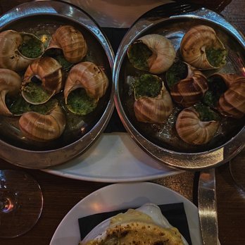 L’appart - Escargots de Bourgogne by 12 French onion soup  Stuffed baguette - French Near Me - Los Angeles, California