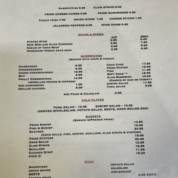 Ray's Pier - New Menu - Front - Seafood Near Me - Benedict, Maryland Ray's Pier - New Menu - Front - Seafood Near Me - Benedict, Maryland