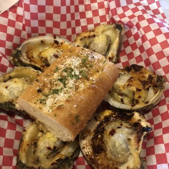 Angry Crab Shack - Charred Oysters - $12 per half dozen it pretty good! - Cajun/Creole Near Me - Phoenix, Arizona