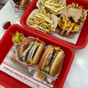 In-N-Out Burger - Double double, single cheeseburger and animal fries - Burgers Near Me - North Las Vegas, Nevada