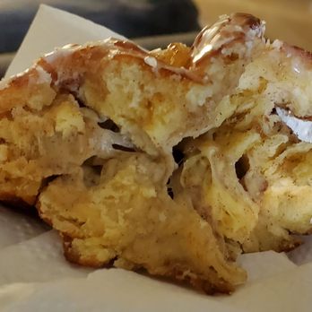 Donut Basket - Apple fritter that was still doughy inside. - Donuts Near Me - Mountain View, California