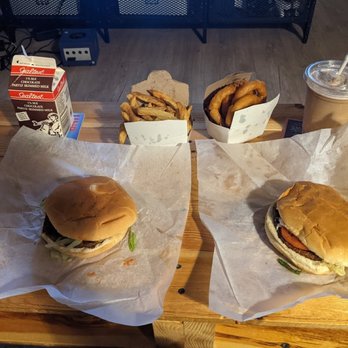 The Burger Shack - Chocolate milkshake, chocolate milk, burgers, onion rings and fries - Hot Dogs Near Me - Toronto, Ontario