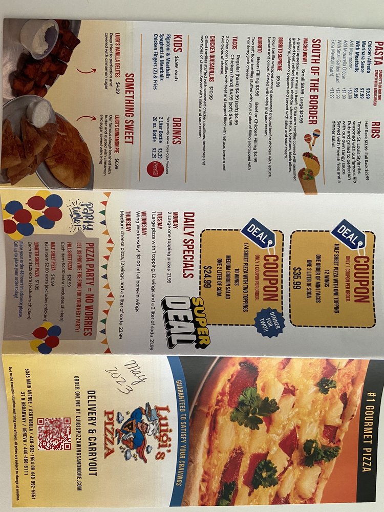 Luigi's Pizza & Wings Logo