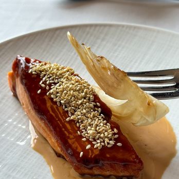 Navio - GLAZED SALMON Sweet Ponzu | Bok Choy - New American Near Me - Half Moon Bay, California Navio - GLAZED SALMON Sweet Ponzu | Bok Choy - New American Near Me - Half Moon Bay, California
