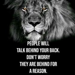 A Lion with something to say..