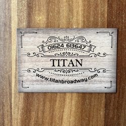 Titan Restaurant - Business card