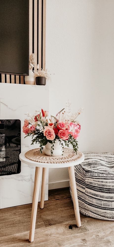 Mixed Materials Floral Design