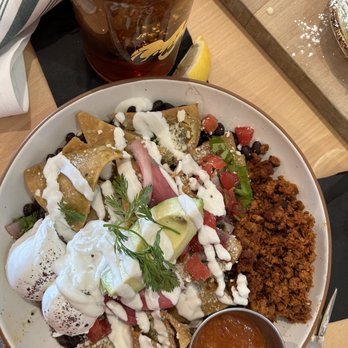 Madi - Chilaquiles Verdes w/ soy chorizo - Breakfast & Brunch Near Me - San Diego, California