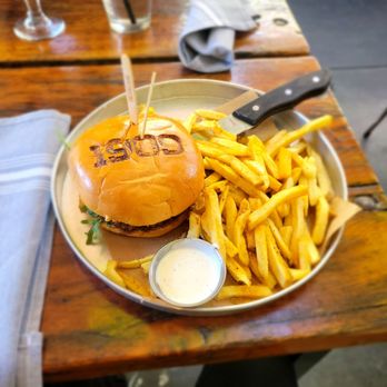 1909 - 1909 burger with honey garlic fries - Bars Near Me - Temecula, California