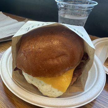Eggslut - Bacon, Egg & Cheese - Breakfast & Brunch Near Me - Los Angeles, California