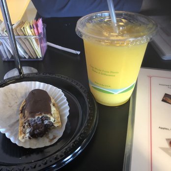 GC- Grain de Cafe - Chocolate eclair & OJ - Cafes Near Me - Naples, Florida