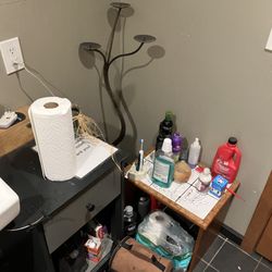 The Back Room - Note the mask hanging out by the sink - cool!
