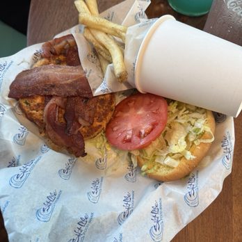 Salt Life Food Shack - Salmon Burger BLT - Seafood Near Me - St. Augustine Beach, Florida Salt Life Food Shack - Salmon Burger BLT - Seafood Near Me - St. Augustine Beach, Florida