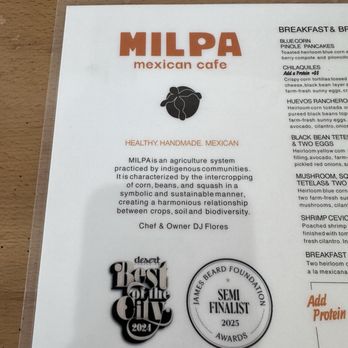 Milpa - Menu - Breakfast & Brunch Near Me - Las Vegas, Nevada Milpa - Menu - Breakfast & Brunch Near Me - Las Vegas, Nevada