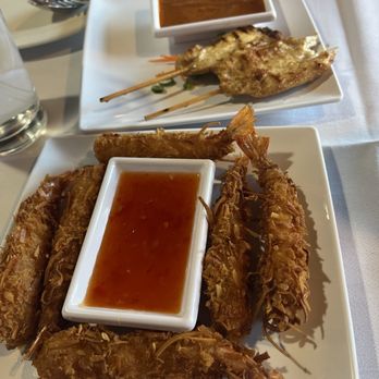 Pan Asian - Chicken satay and coconut shrimp - Thai Near Me - Las Vegas, Nevada Pan Asian - Chicken satay and coconut shrimp - Thai Near Me - Las Vegas, Nevada