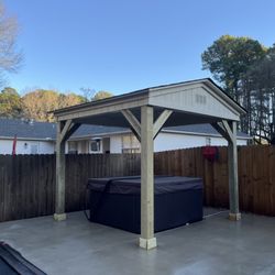 A-1 Storage Buildings - 10x10 covered Awning