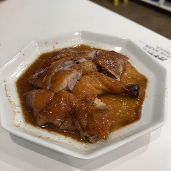 Jingege & YaoYao - CRISPY ROASTED DUCK W/ SOUP W/ FLAT RICE NOODLE 脆皮燒鴨粉/面 - Chinese Near Me - Milpitas, California