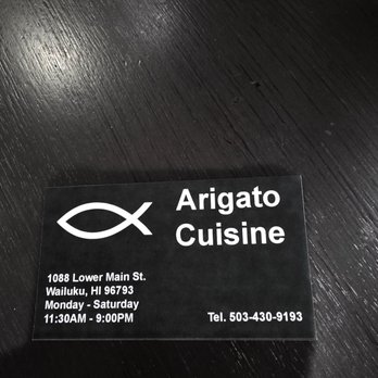 Arigato Cuisine - Sushi Bars Near Me - Wailuku, Hawaii
