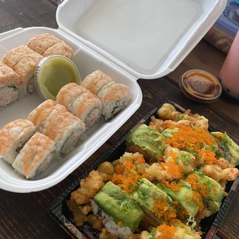 Tengoku Sushi - An extra roll they sent, Yum Yum roll, Rolls Gone Wild - Japanese Near Me - Henderson, Nevada Tengoku Sushi - An extra roll they sent, Yum Yum roll, Rolls Gone Wild - Japanese Near Me - Henderson, Nevada