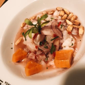 Time Out Market - Whitefish ceviche at the sushi stall, complete with sweet potato and corn - Public Markets Near Me - Lisbon, 11 Time Out Market - Whitefish ceviche at the sushi stall, complete with sweet potato and corn - Public Markets Near Me - Lisbon, 11
