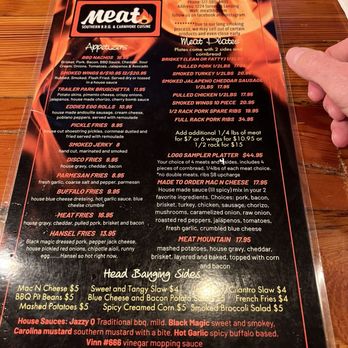 Meat BBQ - Menu - Barbeque Near Me - Lansing, Michigan