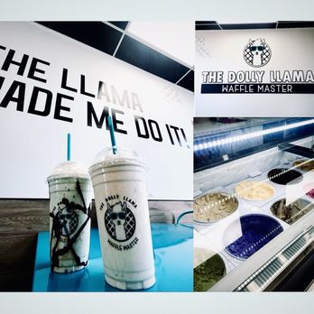 The Dolly Llama - -Coffee Snob XL shake (horchata ice cream mixed in) -Mint Chip XL shake -Cookies and Cream XL shake (not pictured but definitely enjoyed) - Ice Cream & Frozen Yogurt Near Me - Yucaipa, California