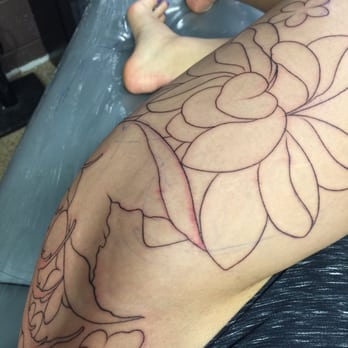 Cryptic Tattoo - Outline by Wilson - Tattoo Near Me - Azusa, California