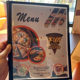 Menu cover